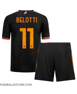 Günstige AS Roma Andrea Belotti #11 3rd trikot Kinder 2023-24 Kurzarm (+ Kurze Hosen)